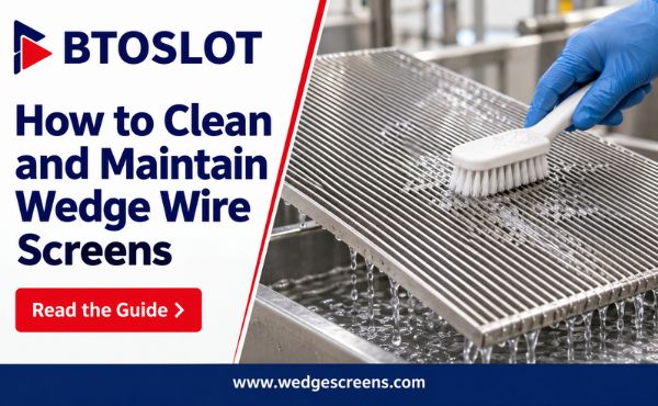 How to Clean and Maintain Wedge Wire Screens