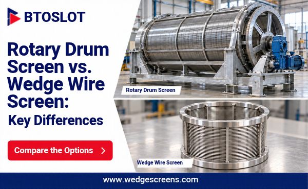 Rotary Drum Screen vs. Wedge Wire Screen: Key Differences